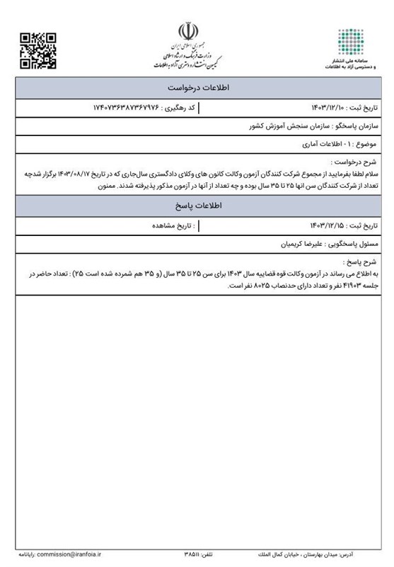 آزمون وکالت , کانون وکلای دادگستری مرکز , مرکز وکلای قوه قضائیه , قانون ,