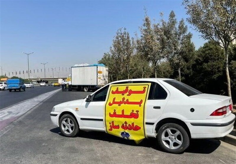 ۱۰۰ خودروی حادثهساز در طرح ویژه پلیس در نوروز توقیف شدند
