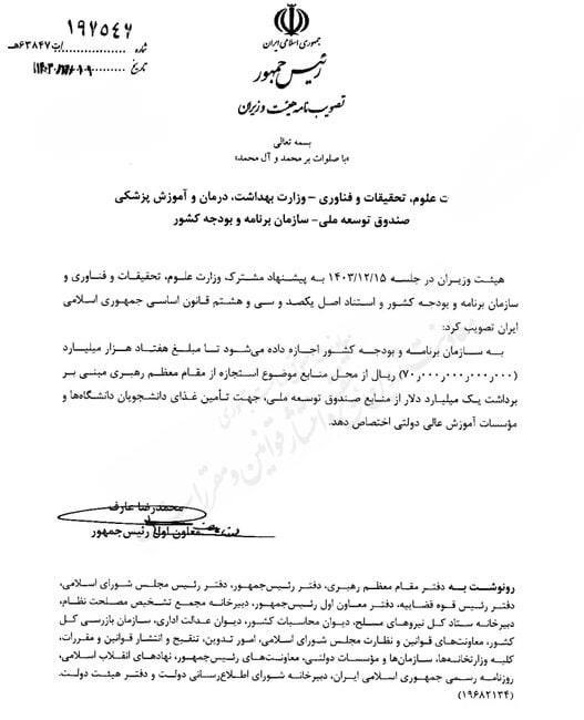 صندوق توسعه ملی , اقتصاد ,